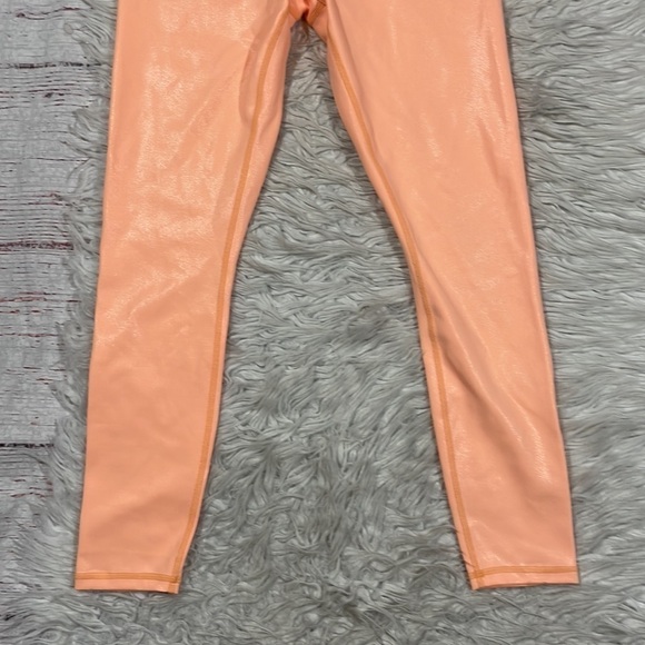 IVL Collective Peach Liquid Shine High Rise Leggings - Picture 8 of 11